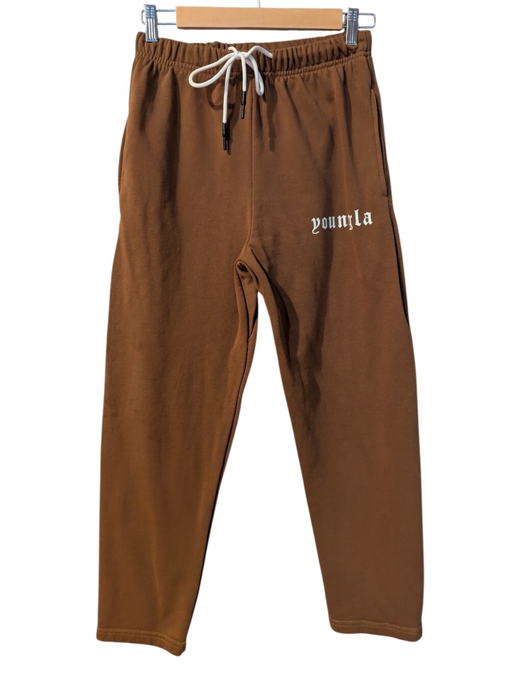 YoungLA Brown Jogger Sweatpants Large